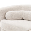 Marta Plush Chenille Upholstered Curved Sofa 87"