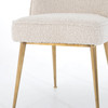 Jolin Modern Cream Boucle Dining Chair