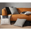 Boucle And Leather Pillow-Set Of 2-20"