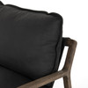 Ace Umber Black Leather Chair