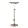 Eileen Adjustable Antique Pewter Accent Table