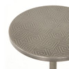 Eileen Adjustable Antique Pewter Accent Table