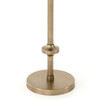 Eileen Adjustable Antique Brass Accent Table