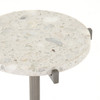 Raisa Terrazzo Antique Pewter Accent Table