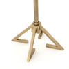 Alana Adjustable Antique Brass Accent Table