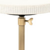 Alana Adjustable Antique Brass Accent Table