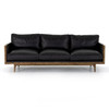 Stanley Sonoma Black Sofa 91"