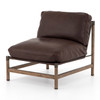 Memphis Harness Chocolate Leather Chair