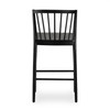 Milan Matte Black Counter Stool