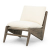 Wesley Woven Cane Back Wooden Accent Chair