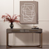 Shagreen Grey Console Table