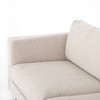 Elijah Modern Light Beige Performance Fabric Sofa 92"