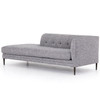 Kingsley Lyon Slate Sectional Right Arm Chaise