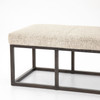 Beaumont Plushtone Linen Bench