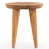 Zuri Natural Round Outdoor End Table