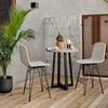 Dema Natural Outdoor Swivel Counter Stool