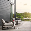 Sumner Washed Brown Outdoor Bench