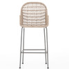 Bandera Vintage White Finish Bar Stool