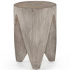 Petros Weathered Grey Teak Outdoor End Table