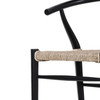 Muestra Black Teak Counter Stool