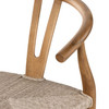 Muestra Matte Sealed Teak Bar Stool