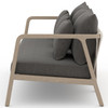 Numa Washed Brown Outdoor Sofa