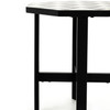Troy Black & White Outdoor End Table
