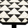 Troy Black & White Outdoor End Table