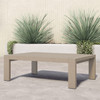 Caro Washed Brown Outdoor Coffee Table