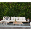 Yves Outdoor 3-Piece Sectional With Ottoman