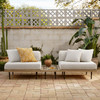 Yves Outdoor 2-Piece Sectional With End Table