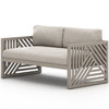 Avalon Weathered Grey Outdoor Sofa 59"