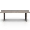 Avalon Weathered Grey Outdoor Dining Table-96"