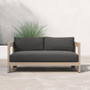 Caro Washed Brown Outdoor Sofa