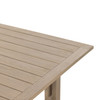 Balfour Washed Brown Outdoor Dining Table 82"
