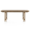 Balfour Washed Brown Outdoor Dining Table 82"