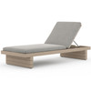Leroy Washed Brown Outdoor Chaise
