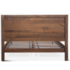 Anna Modern Carved Solid Wood Queen Bed