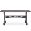Industrial Barn Iron and Reclaimed Wood Console Table 66"