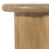 Zach Burnished Parawood End Table