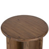 Paden Seasoned Brown Acacia End Table