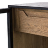 Millie Drifted Matte Black Sideboard