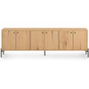 Eaton Light Oak Resin Media Console