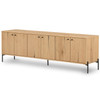 Eaton Light Oak Resin Media Console