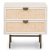 Luella Matte Alabaster Nightstand