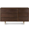 Billy Dark Walnut 6 Drawer Dresser