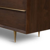 Billy Dark Walnut 6 Drawer Dresser