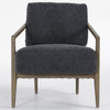 Felipe Dark Blue Accent Chair