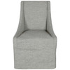 Warwick Granite Rolling Wingback Dining Chair