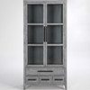 Simon Antique Blue Tall Cabinet